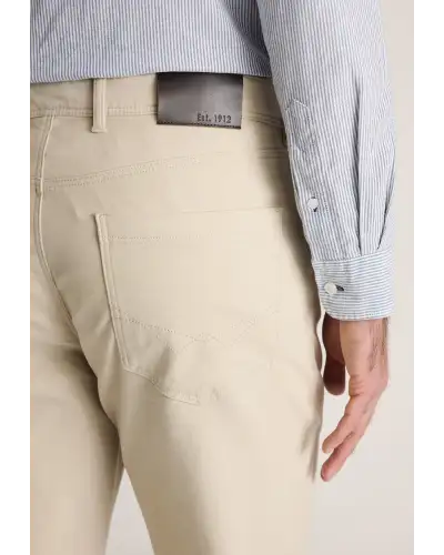 Fit Trousers Brook Taverner Regular Fit Fredericks Ecru 5 Pocket Italian Twill Stretch Cotton Trousers £62.00