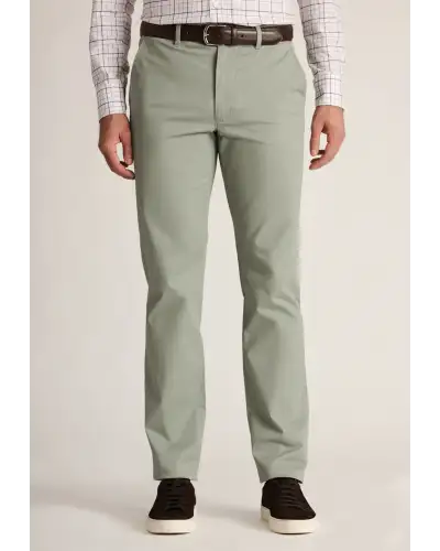 Fit Trousers Brook Taverner Regular Fit Leo Sage Stretch Cotton Chinos-BT-8059K £45.00