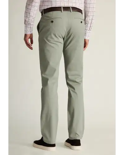 Fit Trousers Brook Taverner Tailored Fit Leo Sage Stretch Cotton Chinos £45.00