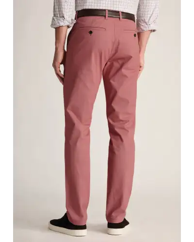 Fit Trousers Brook Taverner Tailored Fit Leo Rose Stretch Cotton Chinos £45.00