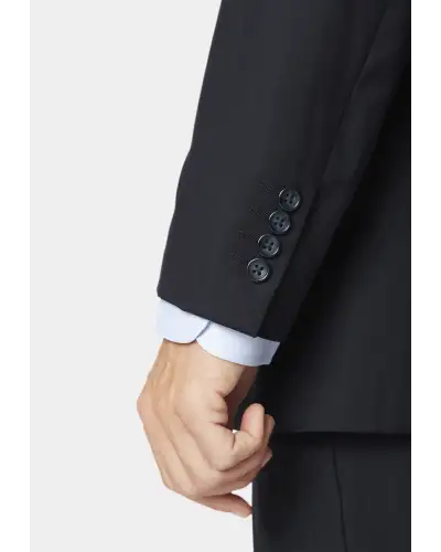 Suit Jackets Brook Taverner Regular Fit Dawlish Navy Herringbone Wool Suit Jacket-BT-5982B £179.00