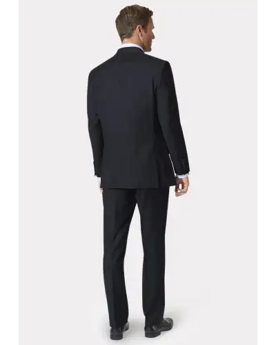 Suit Jackets Brook Taverner Regular Fit Dawlish Navy Herringbone Wool Suit Jacket £179.00