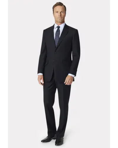 Suit Jackets Brook Taverner Regular Fit Dawlish Navy Herringbone Wool Suit Jacket £179.00