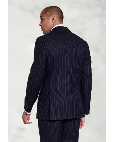 Suit Jackets Brook Taverner Regular Fit Epsom Navy Pinstripe Wool Suit Jacket £179.00