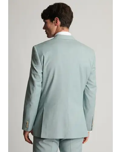 Suit Jackets Brook Taverner Tailored Fit Hayton Sage Textured Suit Jacket-BT-5508BT £89.00