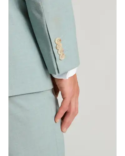 Suit Jackets Brook Taverner Tailored Fit Hayton Sage Textured Suit Jacket-BT-5508BT £89.00