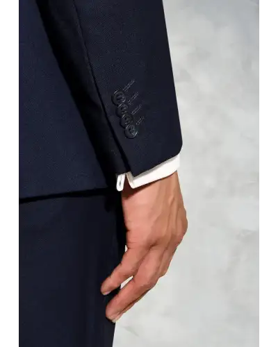 Suit Jackets Brook Taverner Tailored Fit Wells Navy Wool Blend Suit Jacket £134.00