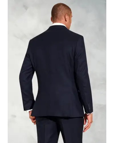 Suit Jackets Brook Taverner Tailored Fit Wells Navy Wool Blend Suit Jacket £134.00