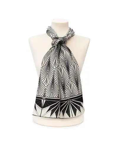 Scarves Fox and Chave Deco New York Crêpe De Chine Scarf £45.00