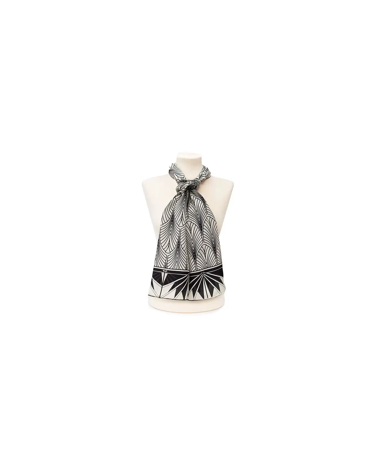 Scarves Fox and Chave Deco New York Crêpe De Chine Scarf £45.00