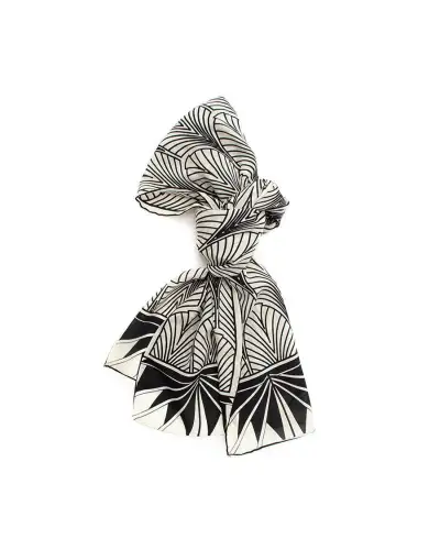 Scarves Fox and Chave Deco New York Crêpe De Chine Scarf £45.00