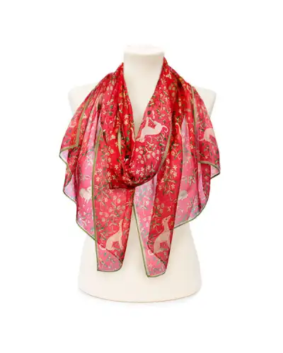Scarves Fox and Chave Cluny Tapestry Chiffon Scarf £52.00