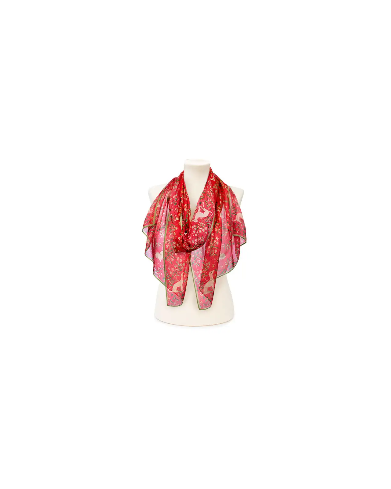 Scarves Fox and Chave Cluny Tapestry Chiffon Scarf £52.00