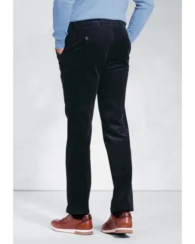Corduroy Trousers Brook Taverner Regular Fit Ellroy Navy Corduroy Trouser-BT-8689E £54.00