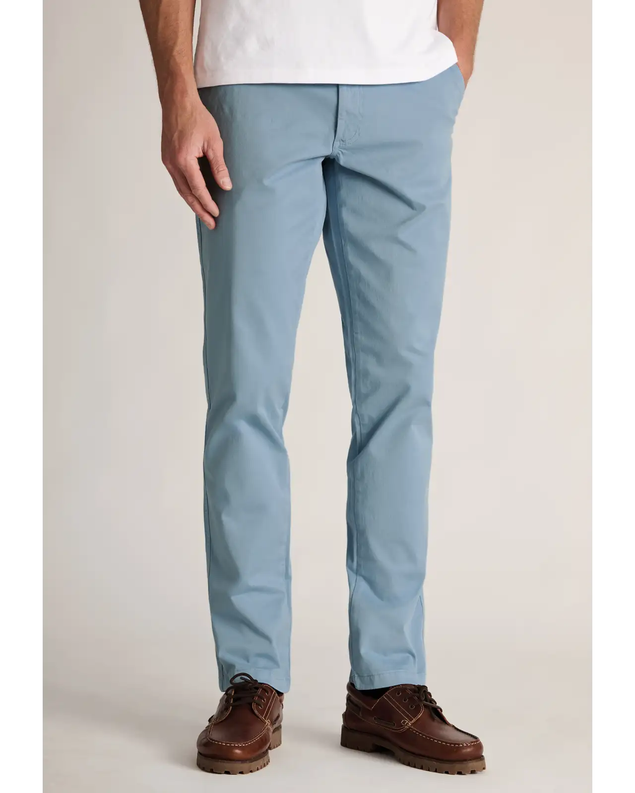 Fit Trousers Brook Taverner Tailored Fit Addingham Blue Garment Dyed Stretch Cotton Trousers £45.00