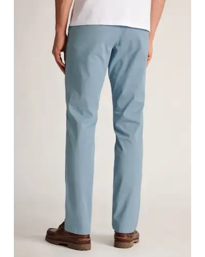 Fit Trousers Brook Taverner Tailored Fit Addingham Blue Garment Dyed Stretch Cotton Trousers £45.00