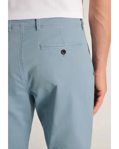 Fit Trousers Brook Taverner Tailored Fit Addingham Blue Garment Dyed Stretch Cotton Trouser-BT-8075BT £45.00