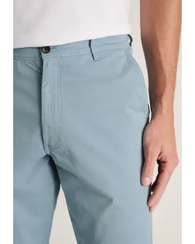 Fit Trousers Brook Taverner Tailored Fit Addingham Blue Garment Dyed Stretch Cotton Trousers £45.00