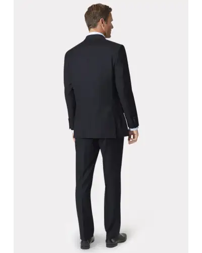 Suit Jackets Brook Taverner Tailored Fit Dawlish Navy Herringbone Wool Suit Jacket £179.00