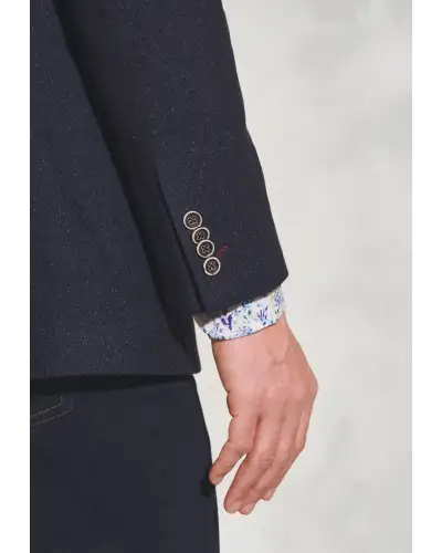 Jackets Brook Taverner Tailored Fit Tyburn Navy Wool Blend Jacket £161.00