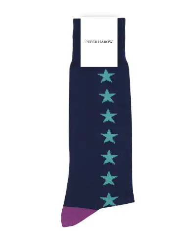Men PEPER HAROW Starfall Mens Socks - Navy £9.00