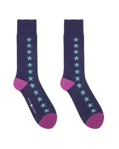 Men PEPER HAROW Starfall Mens Socks - Navy £9.00