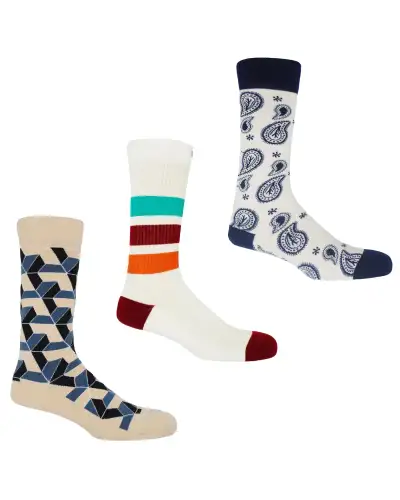 Sport PEPER HAROW MenS Beige Socks Bundle - Organic £46.00