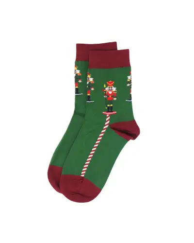 Women PEPER HAROW Nutcracker Womens Socks - Green-PH-7818510008494 £7.00