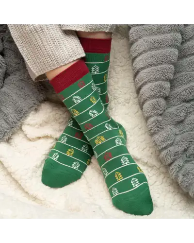 Women PEPER HAROW Christmas Tree Womens Socks - Green-PH-7818495099054 £7.00