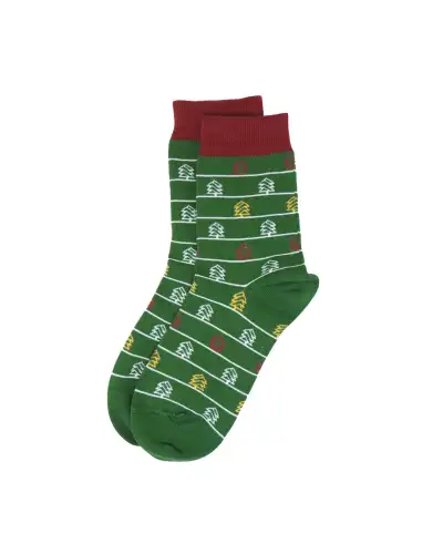 Women PEPER HAROW Christmas Tree Womens Socks - Green-PH-7818495099054 £7.00