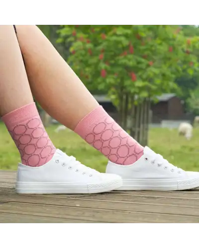 Women PEPER HAROW Beehive Womens Socks - Pink-PH-7581563322542 £7.00