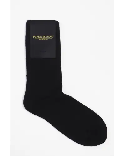 Men PEPER HAROW Plain Mens Bed Socks - Black £15.00