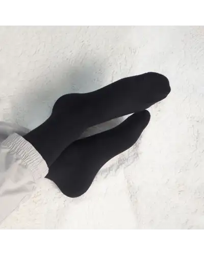 Men PEPER HAROW Plain Mens Bed Socks - Black £15.00