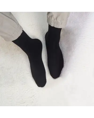 Men PEPER HAROW Plain Mens Bed Socks - Black £15.00