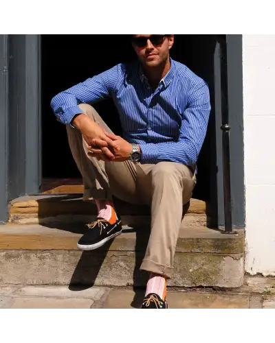 Men PEPER HAROW Hampton Mens Socks - Orange £9.00