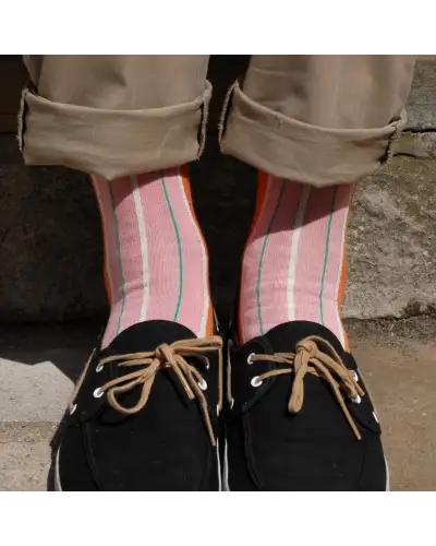 Men PEPER HAROW Hampton Mens Socks - Orange £9.00