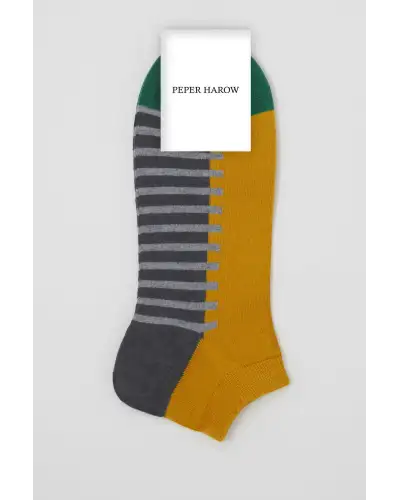 Men PEPER HAROW Welford Mens Trainer Socks - Mustard £13.00