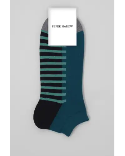 Men PEPER HAROW Welford Mens Trainer Socks - Deep Blue £6.00