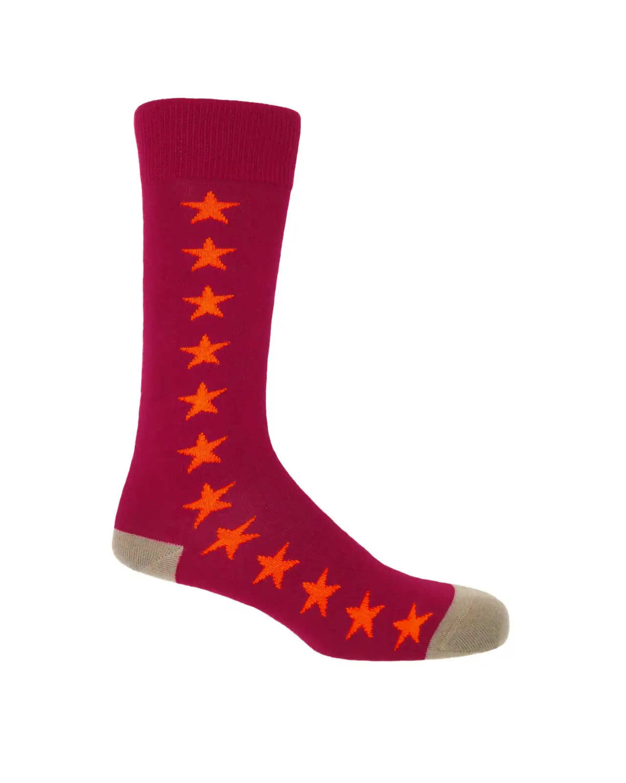 Men PEPER HAROW Starfall Mens Socks - Chilli £9.00