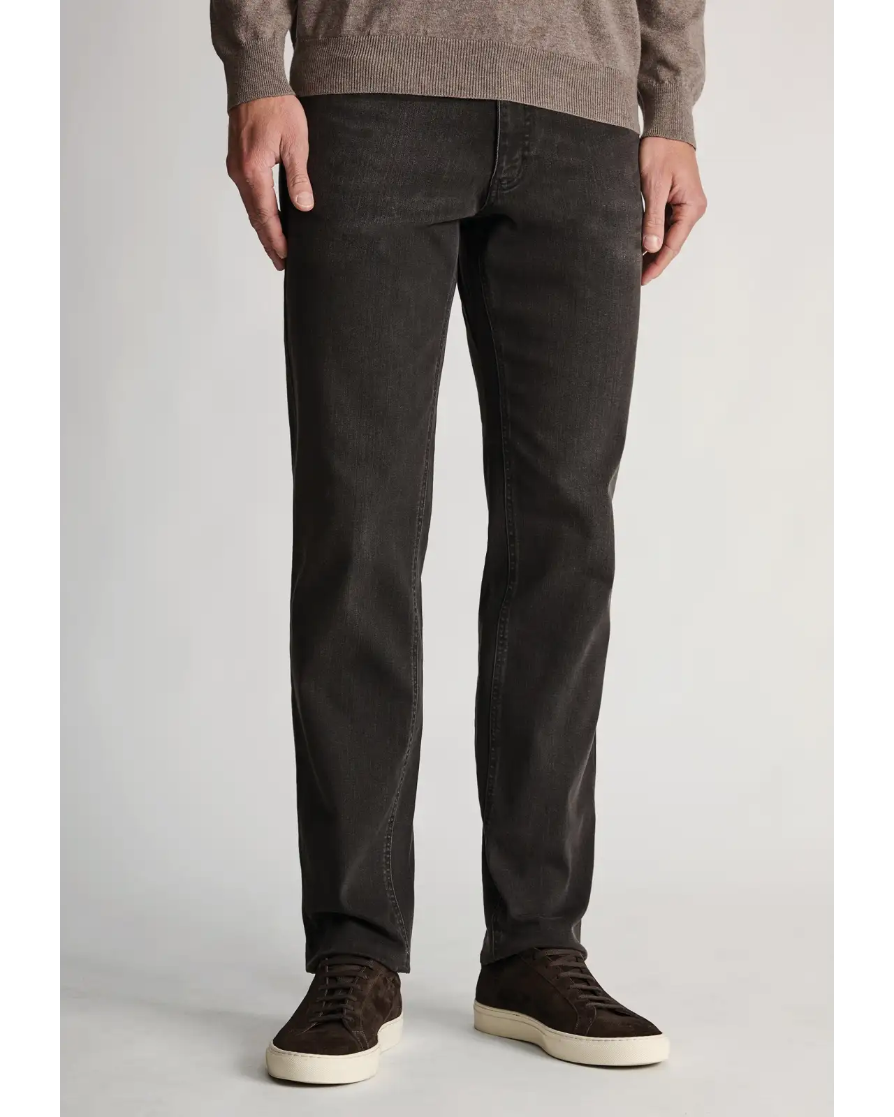 Fit Trousers Brook Taverner Tailored Fit Boulder Charcoal Denim Jeans-BT-8958E £54.00