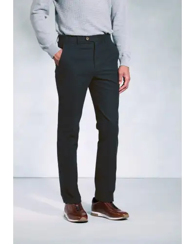 Moleskin Trousers Brook Taverner Regular Fit Kerswell Navy Cotton Moleskin Trousers £62.00