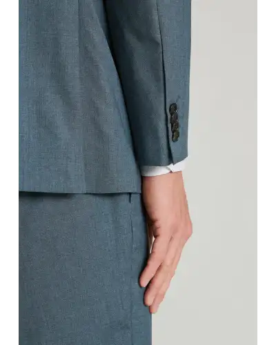 Suit Jackets Brook Taverner Tailored Fit Sawdon Petrol Italian Wool Suit Jacket-BT-5507AT £206.00