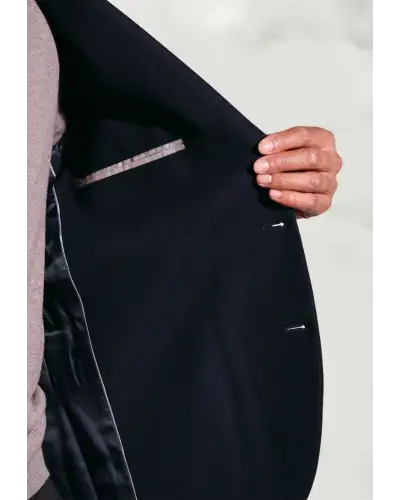 Jackets Brook Taverner Tailored Fit Wiggins Navy Italian Wool Jacket £161.00