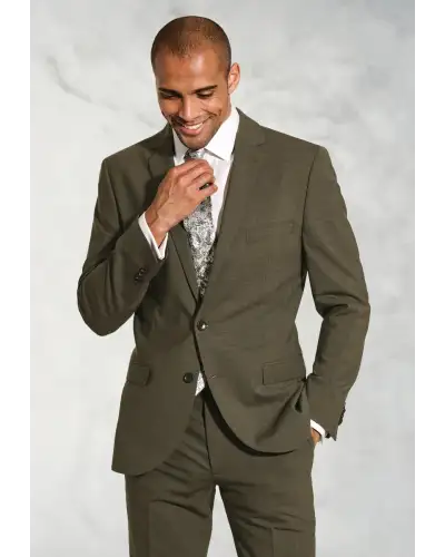 Suit Jackets Brook Taverner Tailored Fit Oliver Moss Melange Wool Blend Suit Jacket £134.00