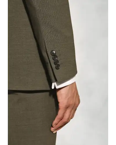 Suit Jackets Brook Taverner Tailored Fit Oliver Moss Melange Wool Blend Suit Jacket £134.00