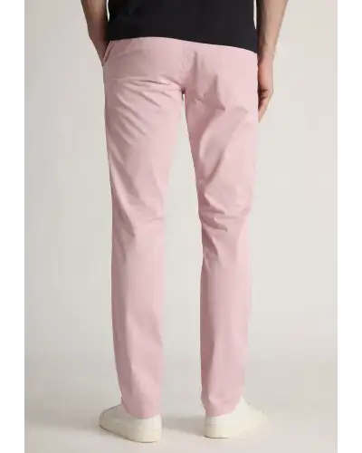 Fit Trousers Brook Taverner Tailored Fit Addingham Pink Garment Dyed Stretch Cotton Trousers £45.00