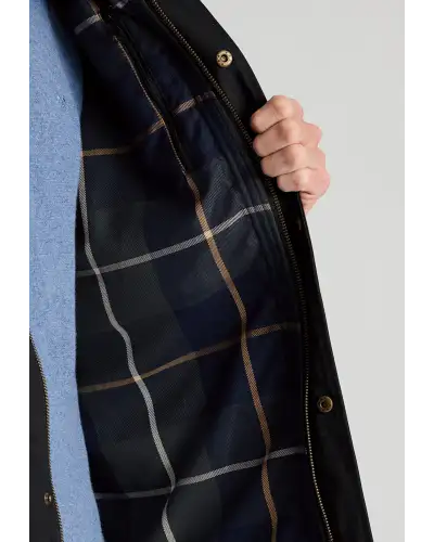 Jackets Brook Taverner Tunstall Black Wax Cotton Jacket-BT-9182A £116.00