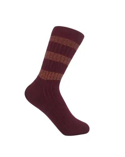 Women PEPER HAROW Old School Womens Socks - Maroon £15.00