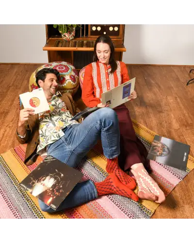 Women PEPER HAROW Groove Womens Socks - Pink £15.00