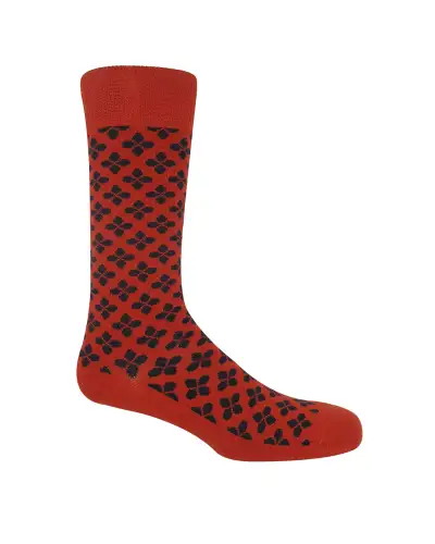 Men PEPER HAROW Clover Mens Socks - Orange £16.00